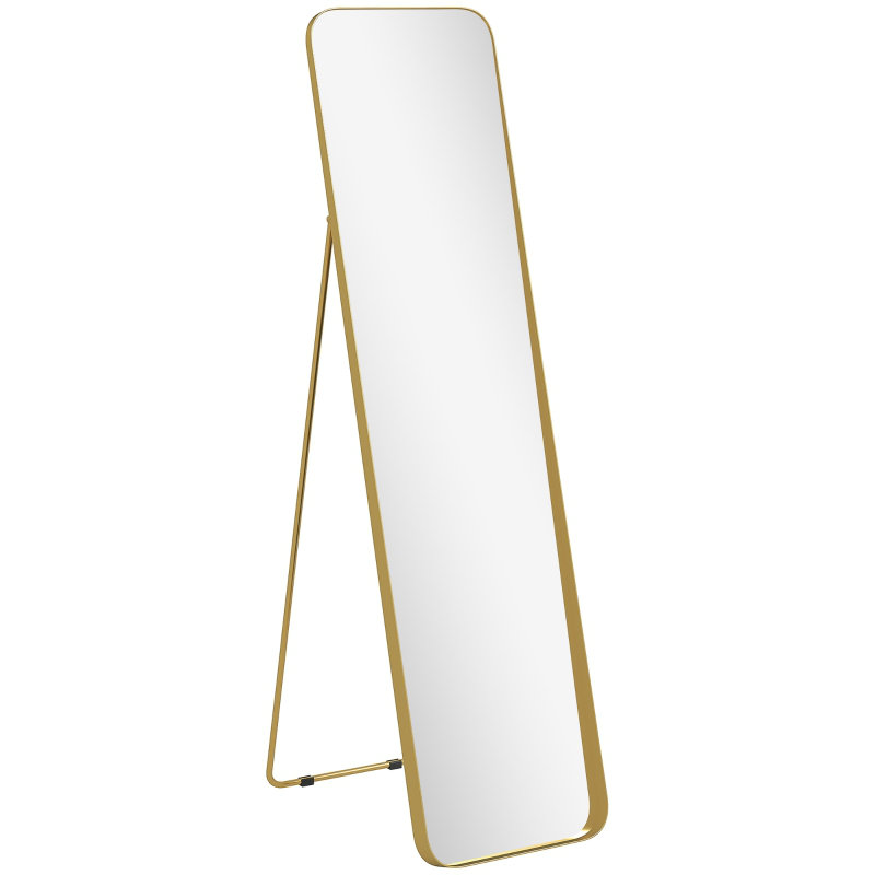 Metal Rectangle Floor Mirror