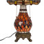 Lampe de table 22 "papillon orange Tiffany, lampe de table classique en vitrail incluse avec 3 sources de lumière
