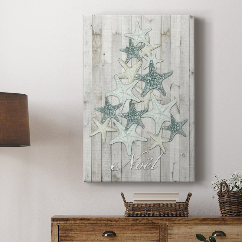 Coastal Christmas IV - Gallery Cavas, H 27 po x l 18 po