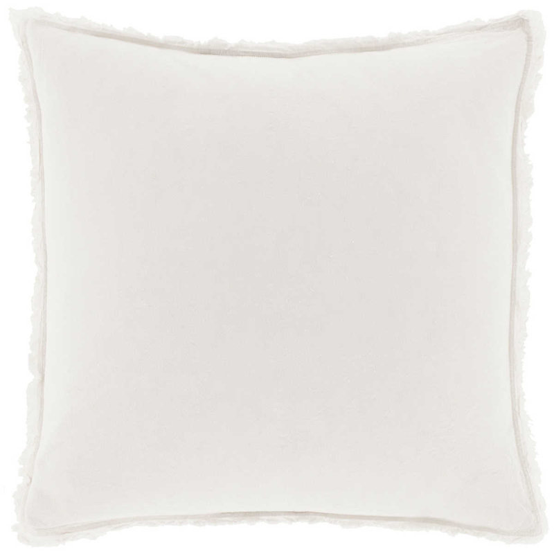 Faye Linen Sham, Euro, Dove White