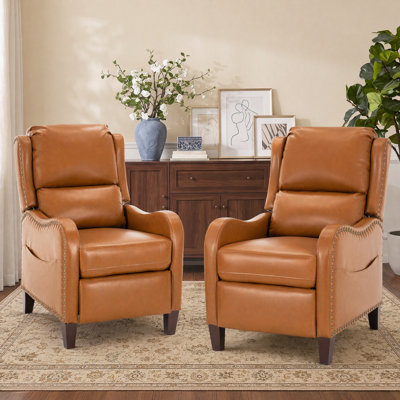 Push Back Recliner with Extended Pedal for Over 6ft User