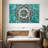 " Turquoise Mandala Symbol " 3 Piece Art Set-92763751