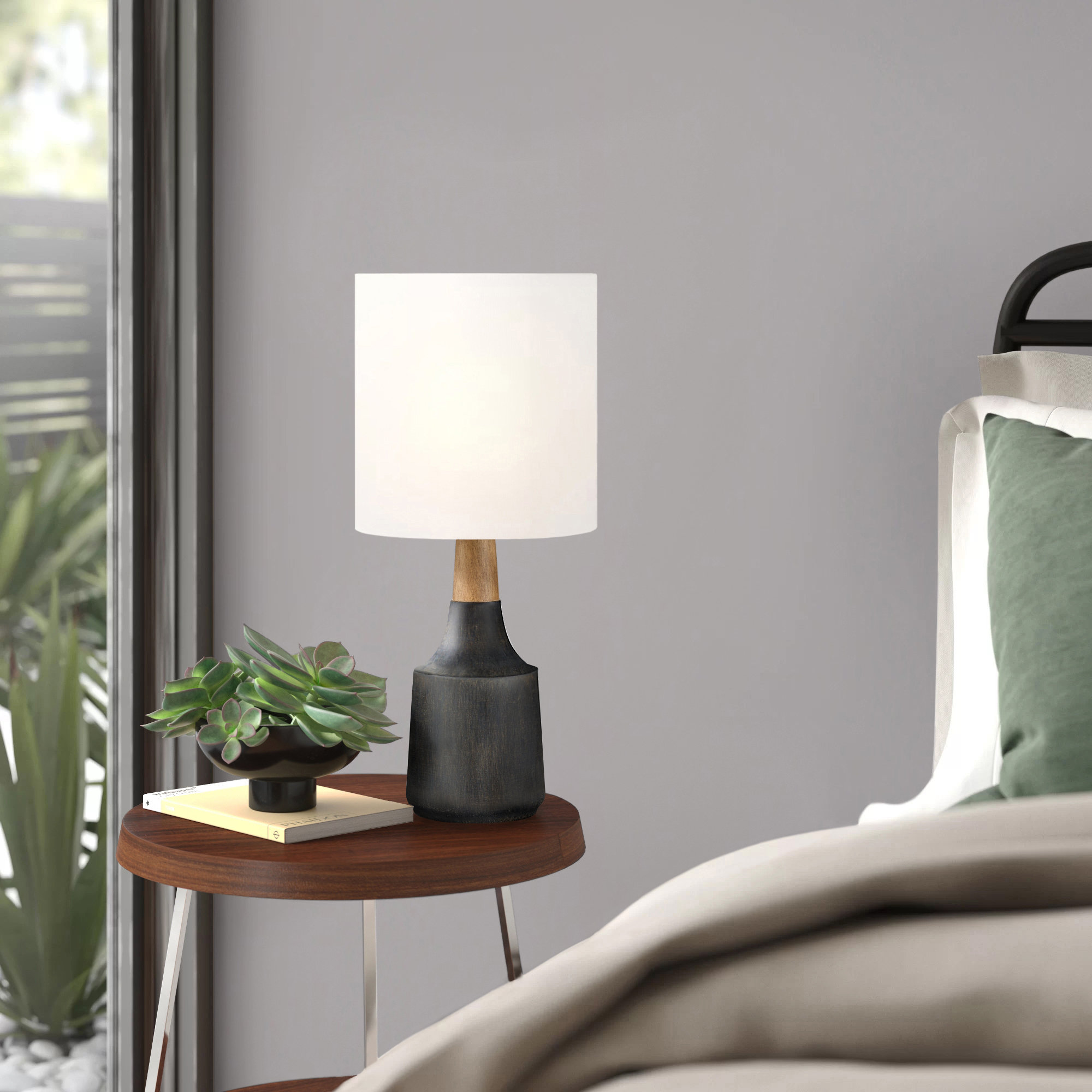 Scotia 18'' Table Lamp, Black