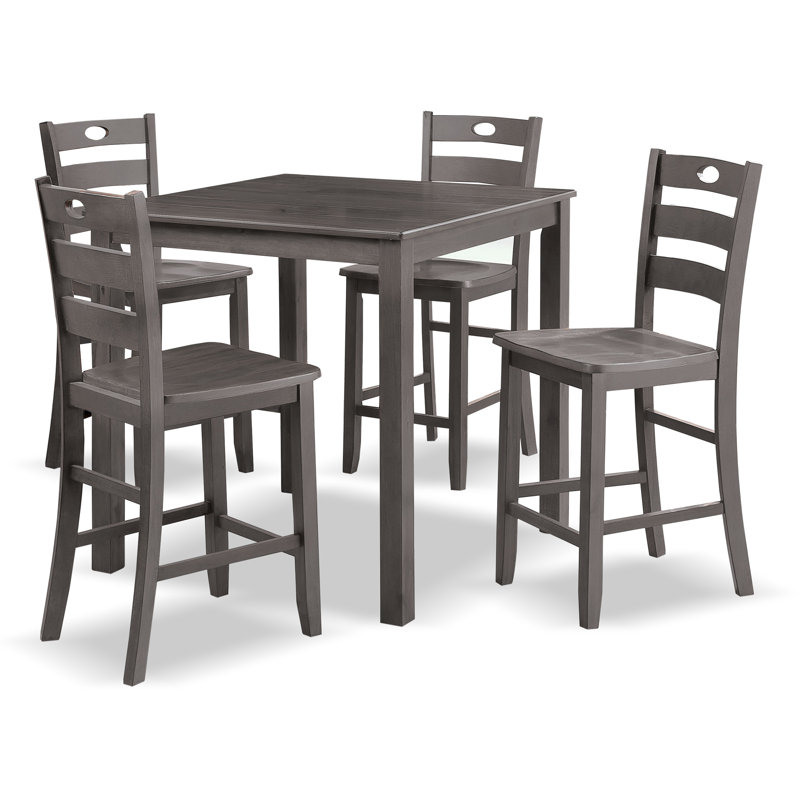 Richmond 5-Piece Counter Dining Table Set, Gray