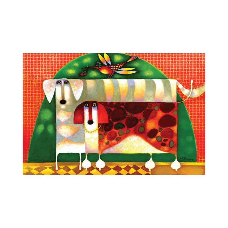 Dogs by Art Mirano - Wrapped Canvas Gallery-Wrapped Canvas Giclée
