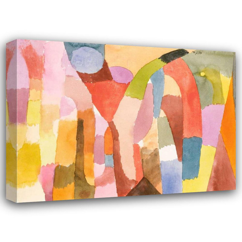 Ivy Bronx Klee, Paul, reproduction d'art sur toile tendue avec châssis, H 15 po x l 18 po