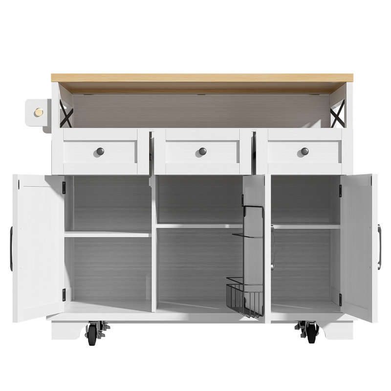 Kitchen Cart, White