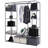 Pakswith 59'' Metal Clothing Rack