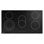 36 In. Sterling Collection Drop-in Electric Ceramic Glass Cooktop, 5 Burners, Triple Zone Element, Sync Burner, Black