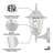 Berkett Aluminum (hammered) Wall Light-1540642664
