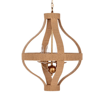Luminaire suspendu 4 lumières Sarmiento