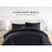 8-Piece Bedding Bundle - Solid Duvet Cover, Comforter Insert, and Patterned Sheet Set-99311846-99311854