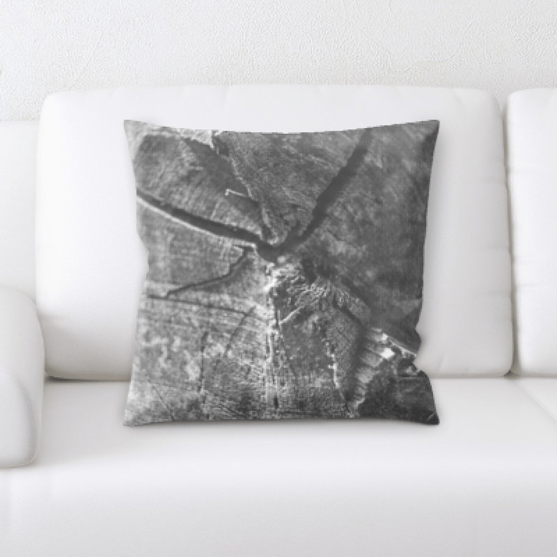 Delvalle Microsuede Reversible Throw Pillow