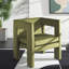 Fauteuil en velours 26 po Shikha-974610177