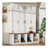 Versatile Entryway Hall Tree Mdf Contemporary Living Room
