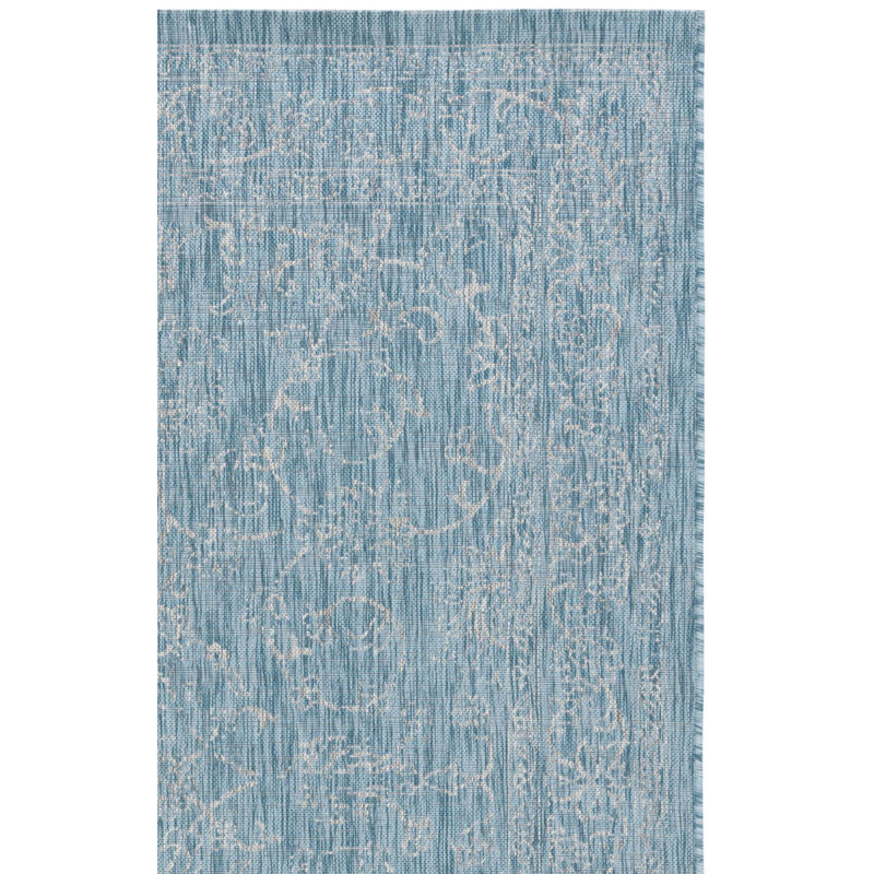 Amedee Performance Solid Color Indoor/Outdoor Area Rug, Square 6'7"