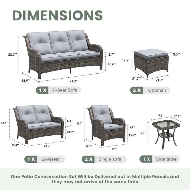 Ensemble de conversation pour l'extérieur, Gris, Gris