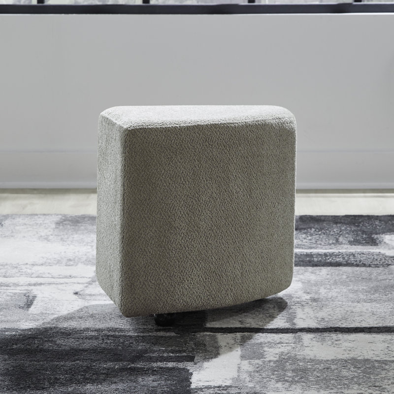  Almeida Upholstered Ottomans w/ Casters