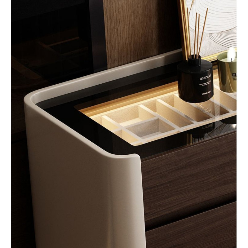 Modern Light Luxury Retractable Dresser