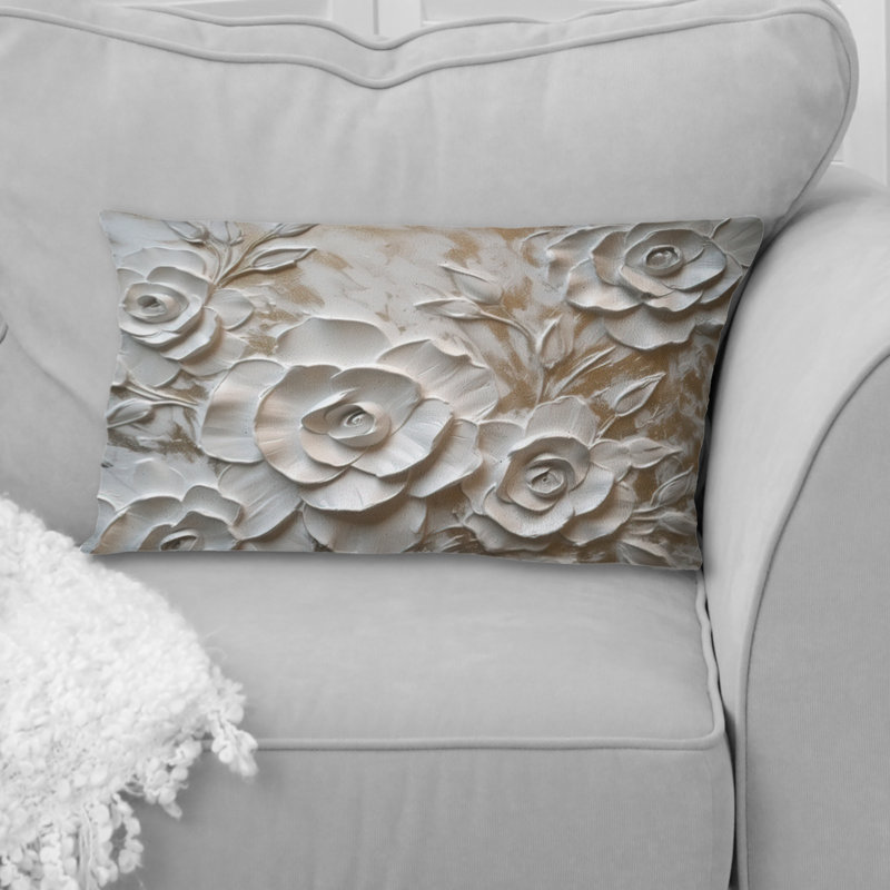 Coussin décoratif, H 12 po x l 20 po, Rectangulaire