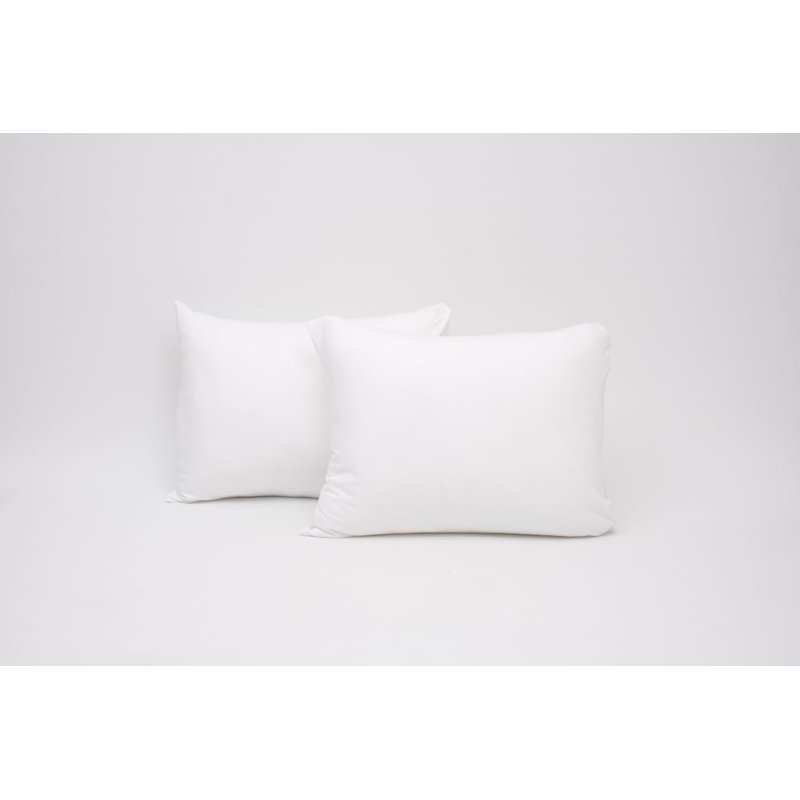 Taies d'oreiller en jersey 100% coton, Taies d'oreiller pour grand lit, Blanc