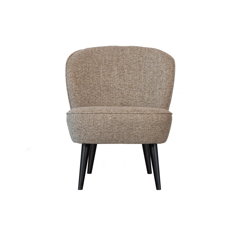 Sara Upholstered Slipper Chair, Sand