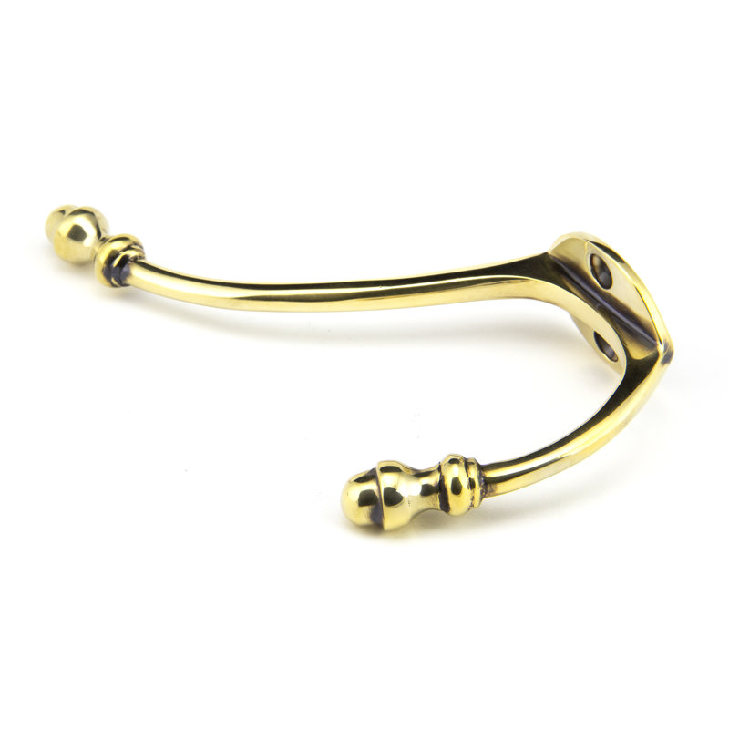 Hat Coat Hook Brass Wall Hook, Aged Brass