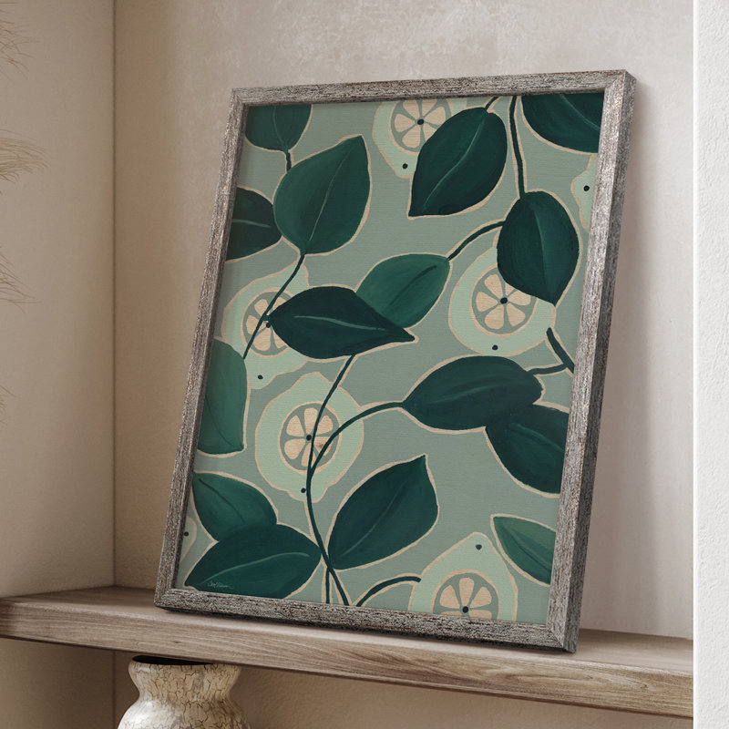 Reproduction encadrée monochrome Limes - bois massif 47060, H 11 po x l 9 po