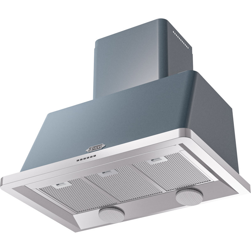 ILVE Majestic II 36 in Range Hood, Blue Gray