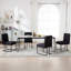 45cm H Linen Upholstered Metal Side Chair-121976091