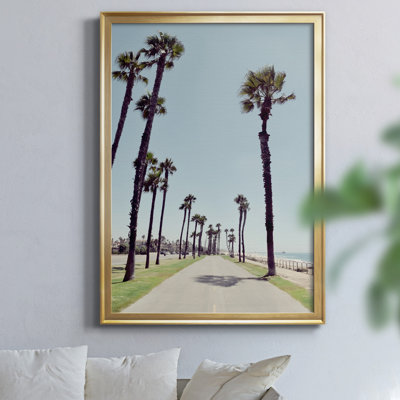 Path to Huntington Beach par J Paul - reproduction de photo sur toile encadrée