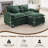 Modern Style 69.4" Modular Sofa-1014145119