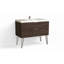 Avila 42" W Freestanding Single Bathroom Vanity with Dawson Leg-499665078-534927606-534927607