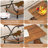 Kempst Coffee Table with Storage Shelf, Rustic Farmhouse Brown Cocktail Table with Metal Frame, 2-Tier Wood and Metal Frame Accent Table for Living Room, Apartment, or Small Spaces-1508161458