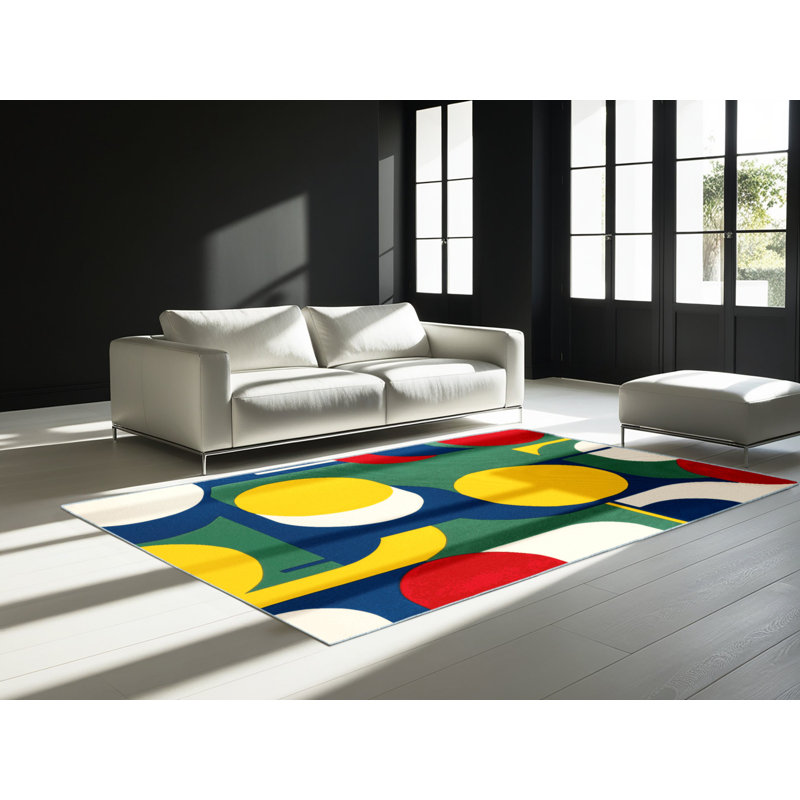 Quirky Zest Rug, Rectangle 6' x 9'