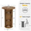 36" Tall Round Tambour Dining Table-1491103967