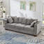 Velvet Upholstered 2+ 3 Seater Sofa-1783736498