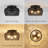 Alasdhair 3 - Light 12.6" Bohemian Hand-woven Rattan Sputnik Flush Mount Ceiling Light for Hallways Storage Rooms Walk-in Closets-2131186901