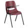 Westley Ergonomic Shell Chair with Right Handed Flip-Up Tablet Arm
