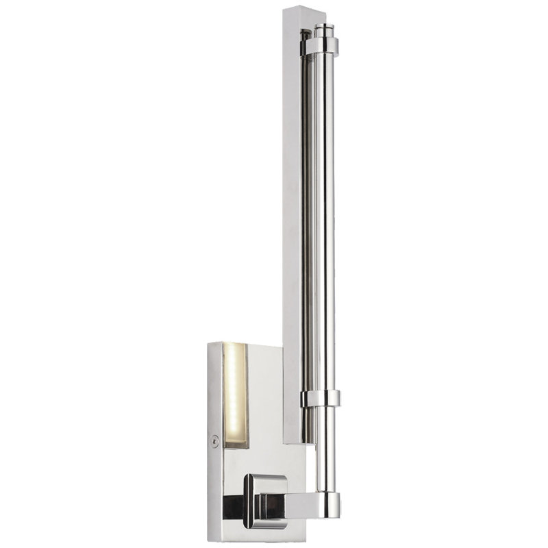 Kal 1 - Light LED Bath Sconce, Polished Nickel