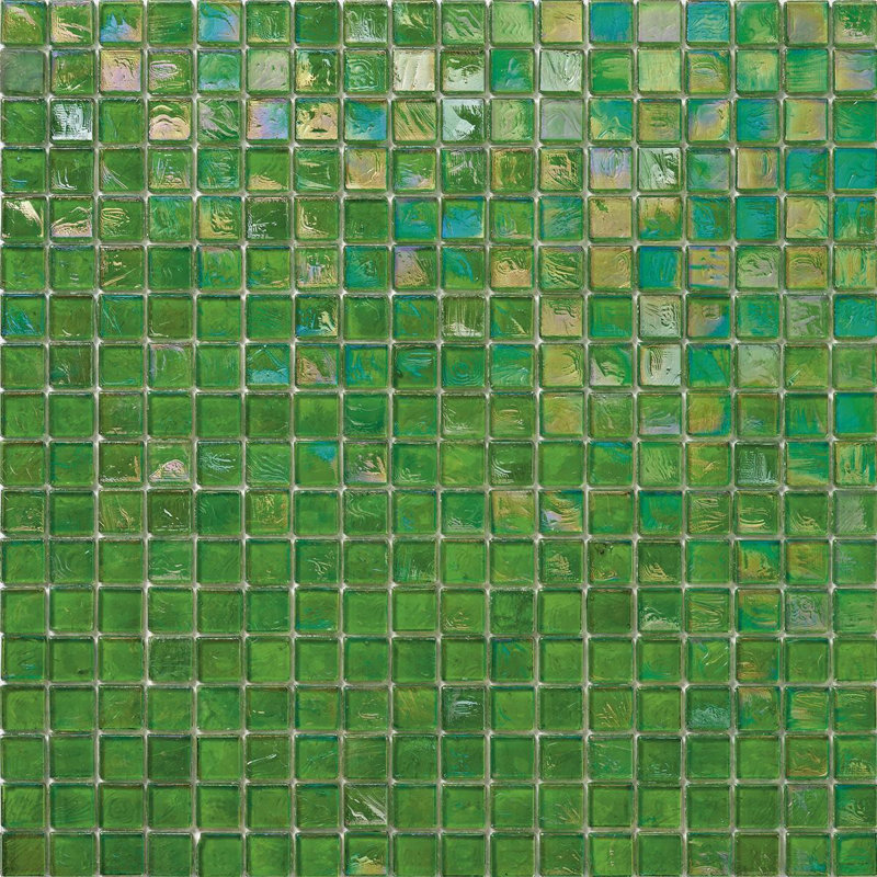 Pear 5/8" x 5/8" Glimmer Glass Mosaic