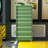Green Drawer Tool Cabinet 23.6'' W Steel Middle Chest