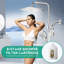 Paquet de 2 cartouches filtrantes de remplacement pour pommes de douche doubles (2,72 po x 4,13 po)