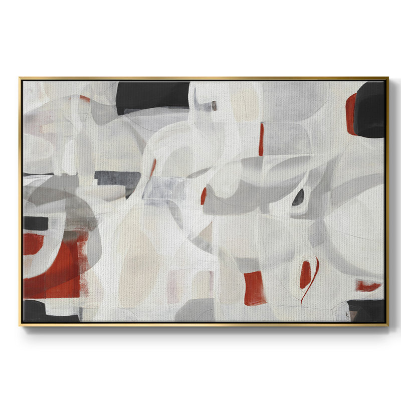 Windswept I, reproduction d'art sur toile, H 27 po x l 41 po x P 2 po, Or