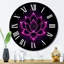 Horloge murale Lotus Magical Luminiscent Blossoming IV-93383883