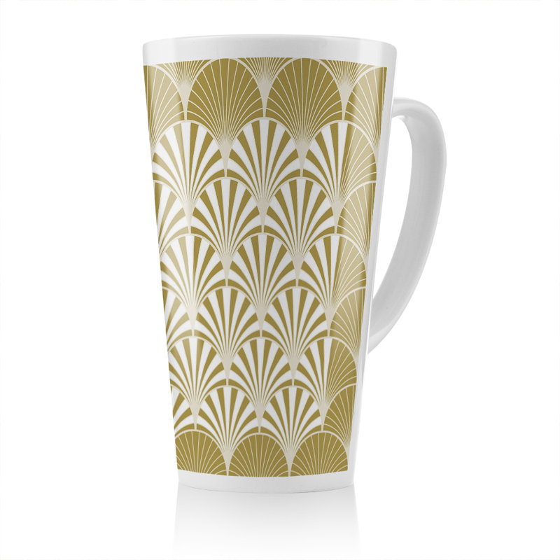 Semi Circles Latte Mug