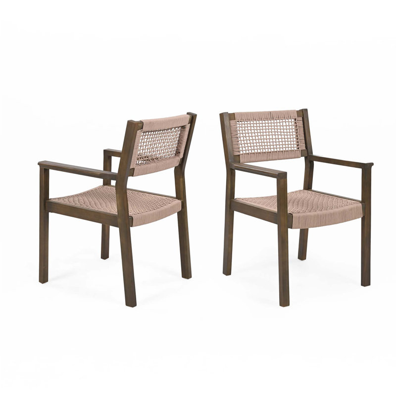 Chaise de salle à manger (ensemble de 2), Gris