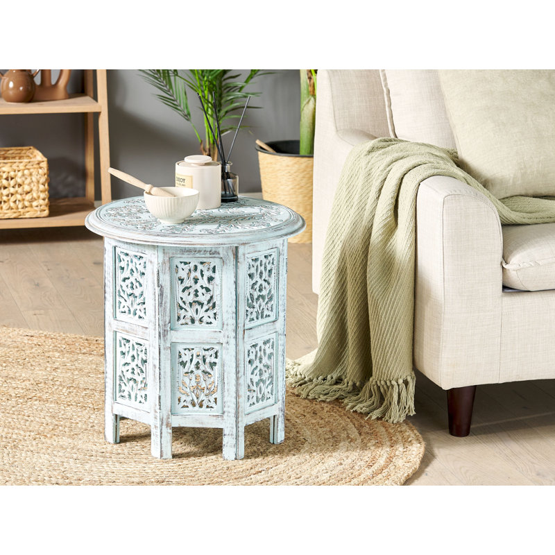 Aryaz Solid Wood End Table
