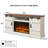Wilbrandt Farmhouse Fireplace TV Stand with 30" Fireplace Insert&Timer, Wood Media Console Fit for TVs up to 80 Inch-18322266