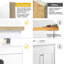 Meuble-lavabo pour salle de bain avec lavabo simple, meuble-lavabo sous-comptoir moderne avec double tiroir, meuble-lavabo sur pied autoportant, bois d'ingénierie-112367341
